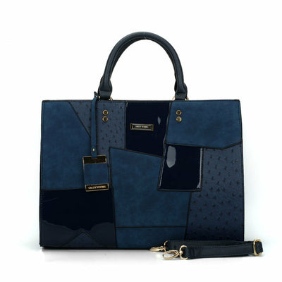 Geometric Pattern Single Shoulder Stitching Ladies Handbag