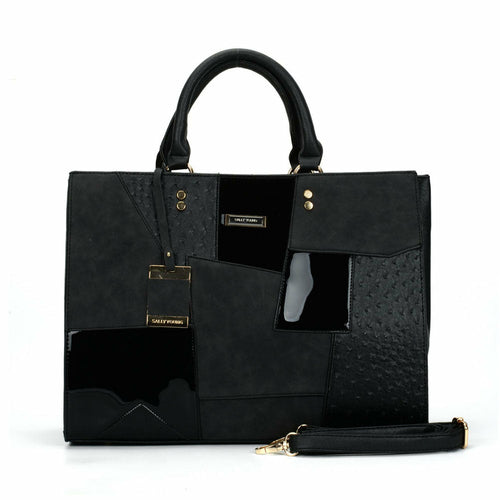 Geometric Pattern Single Shoulder Stitching Ladies Handbag